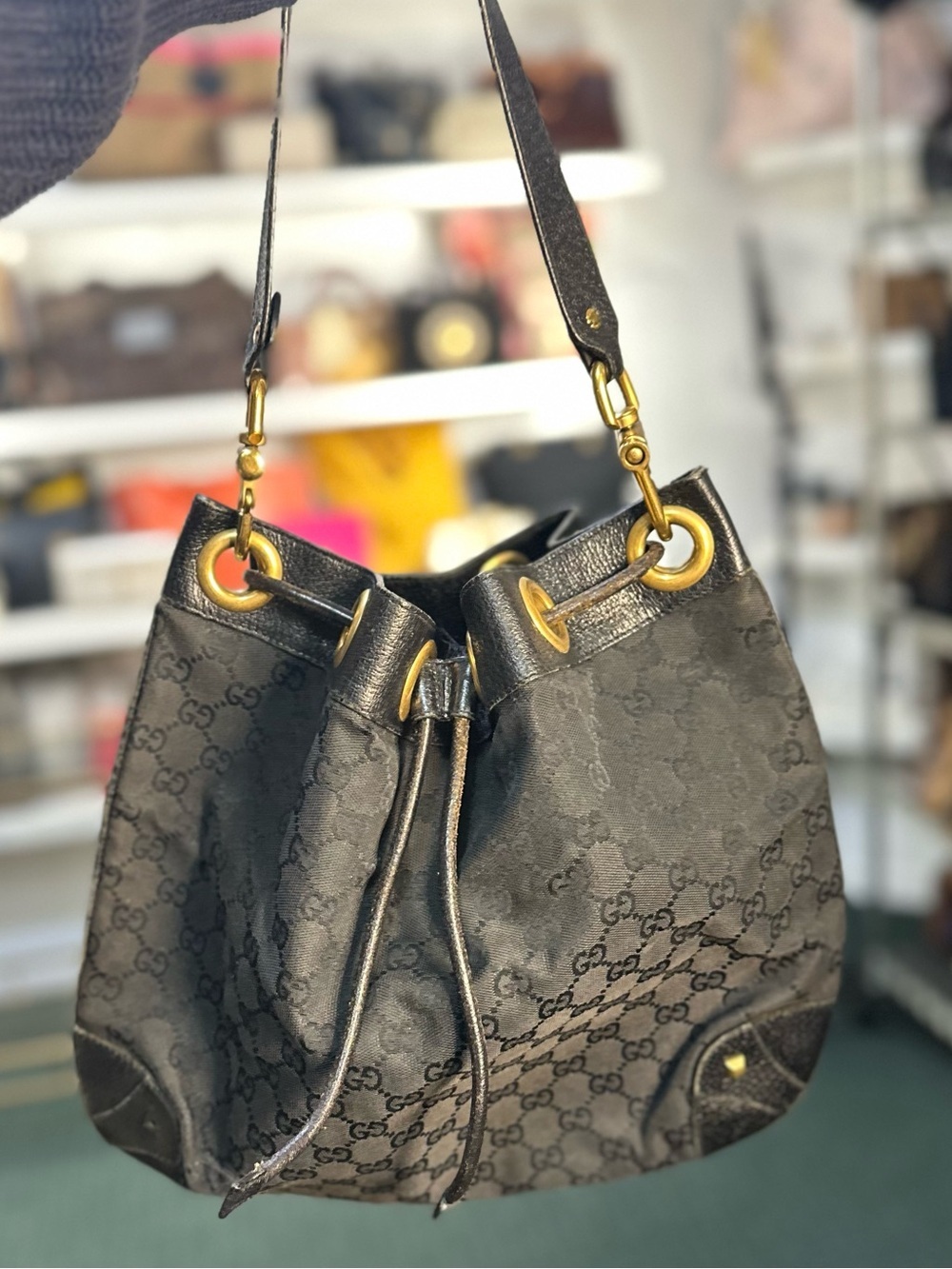GUCCI BLACK HOBO